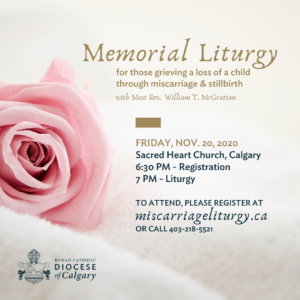 Memorial Liturgy for those grieving a loss of a child through miscarriage and stillbirth