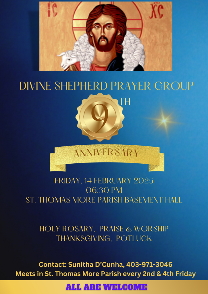 9th Anniversary of - Divine Shepherd Prayer Group @ St. Thomas More Parish